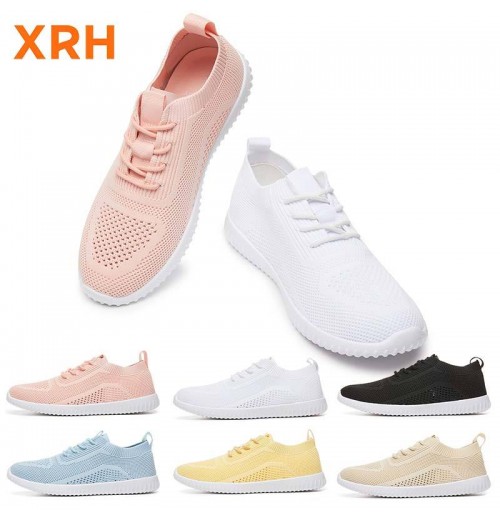 XRH Wenzhou Factory Footwear Blank Running Tennis Women Custom Sneakers Fly Weaving Casual White Shoes For Women New Styles XRH Wenzhou Factory Footwear Blank Running Tennis Women Custom Sneakers Fly Weaving Casual White Shoes For Women New Styles