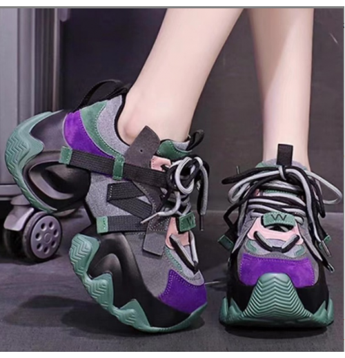 Trendy Height Increasing anti Slip Women Flat Sneaker Women Casual Shoes Sport Shoes Outdoor Trendy Height Increasing anti Slip Women Flat Sneaker Women Casual Shoes Sport Shoes Outdoor