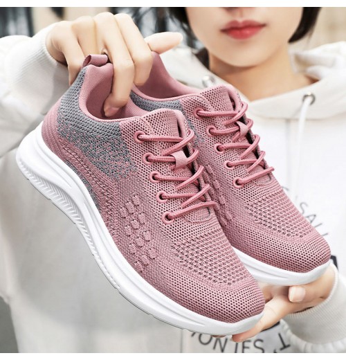 36-41 women's shoes fly woven mesh lightweight breathable mesh shoes wholesale running casual women's shoes 36-41 women's shoes fly woven mesh lightweight breathable mesh shoes wholesale running casual women's shoes