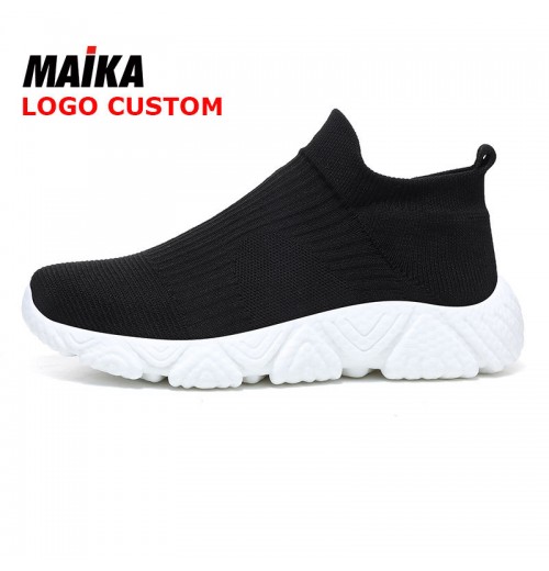 Leather Women's Running Sneakers with Customizable Nylon Upper Leather Women's Running Sneakers with Customizable Nylon Upper
