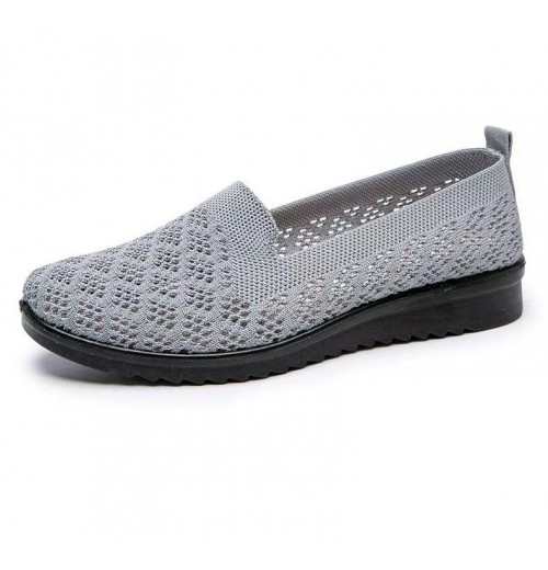 KUNTAI new design fashionable summer shoes women net upper breathable shoes ladies slip on anti-slip soft soles comfortable KUNTAI new design fashionable summer shoes women net upper breathable shoes ladies slip on anti-slip soft soles comfortable